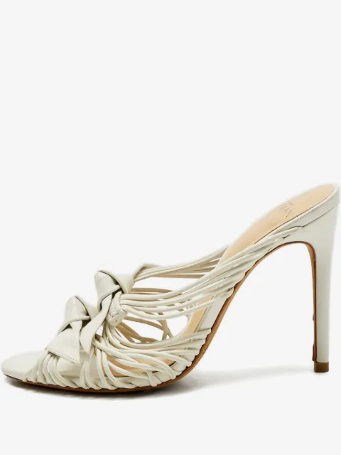 Alexandre Birman Dallas leather strappy bow sandals