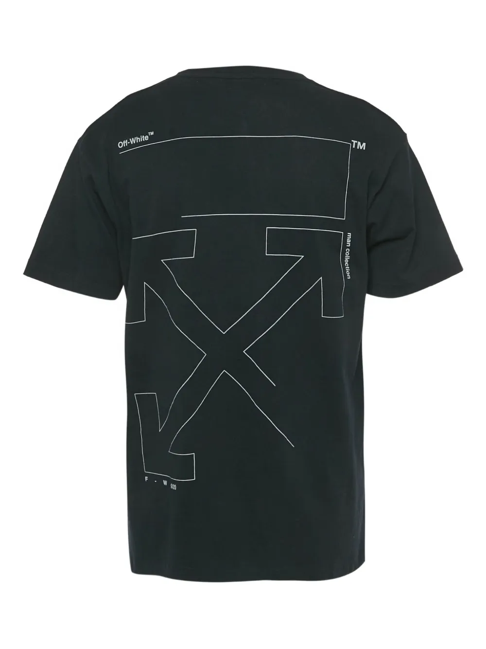 Off-White Pre-Owned playera con estampado de espina dorsal | Image 2