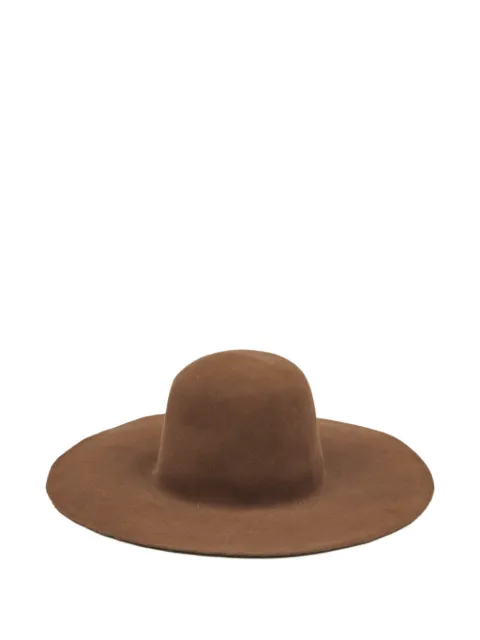 Maison Michel flat-brim hat