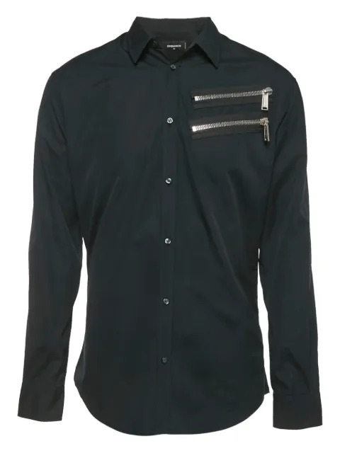 DSQUARED2 2019 50 zip cotton shirt