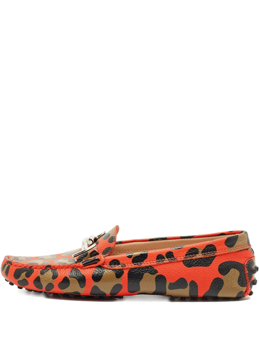 Tod's Double T printed loafers | Orange | Image 1