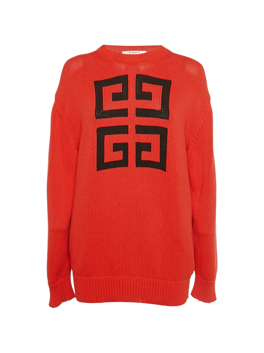 Givenchy Pre-Owned logo-embroidered sweater - Rosso