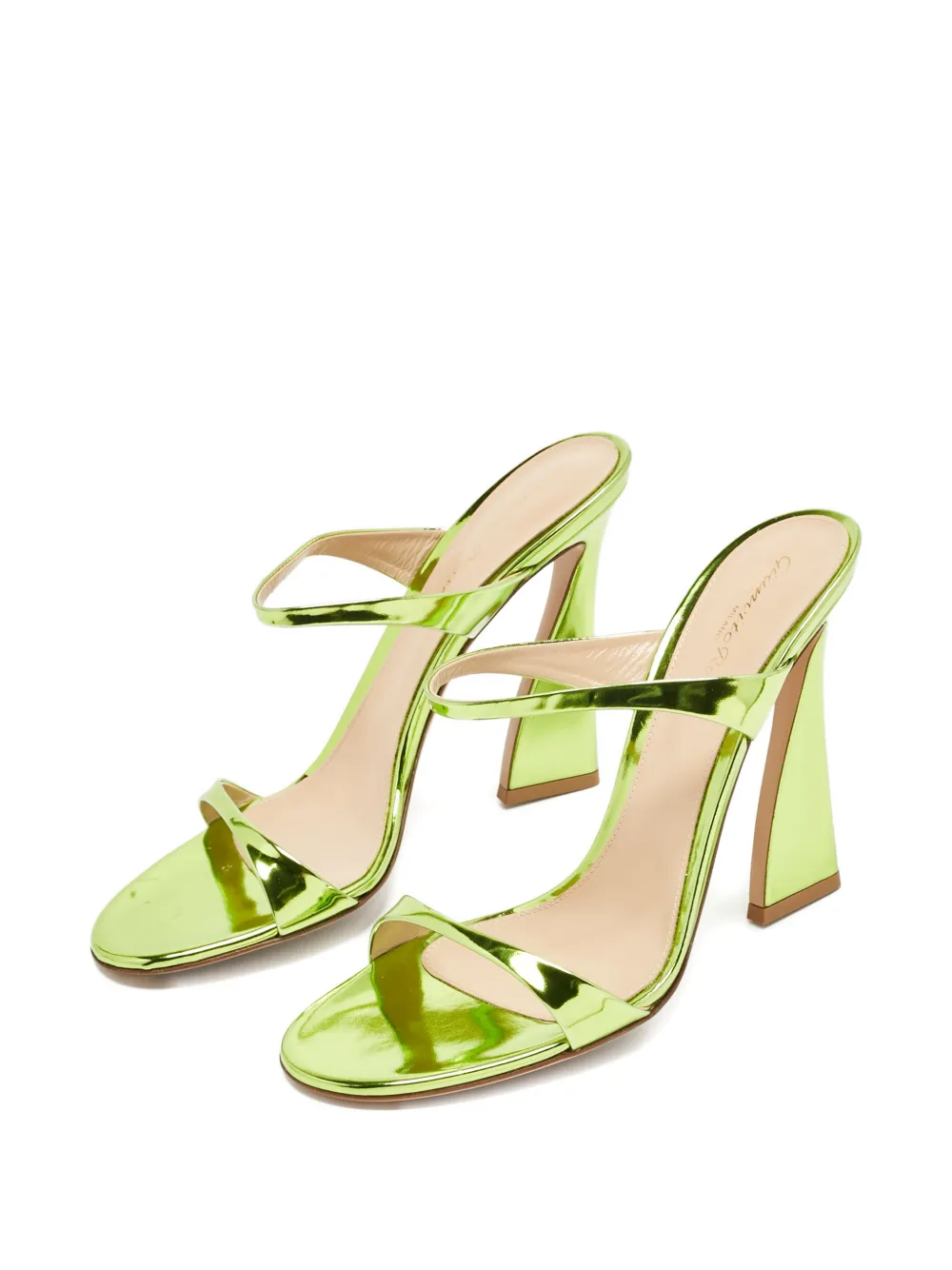 Gianvito Rossi Aura leather sandals - Groen