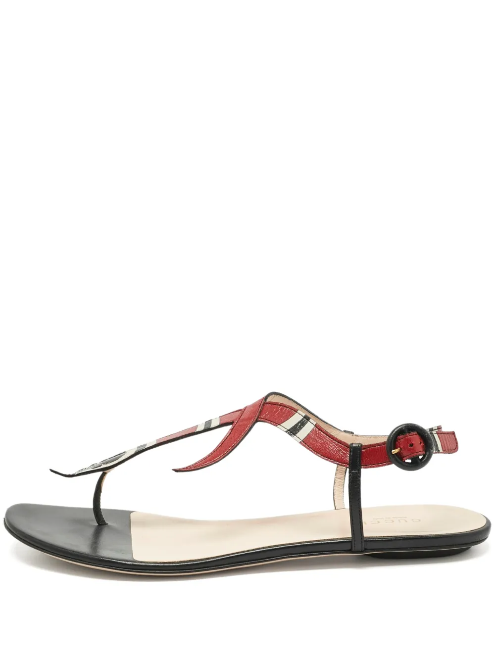 Gucci Pre-Owned Yoko kingsnake sandals - Rot