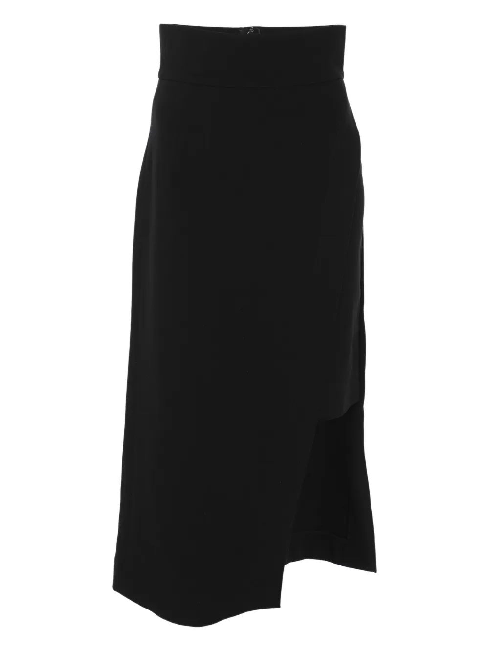 Dolce & Gabbana Pre-Owned asymmetric-hem midi skirt - Nero