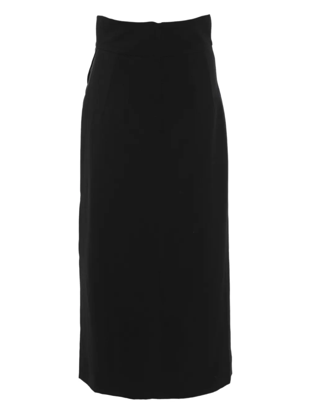 Dolce & Gabbana Pre-Owned asymmetric-hem midi skirt - Zwart