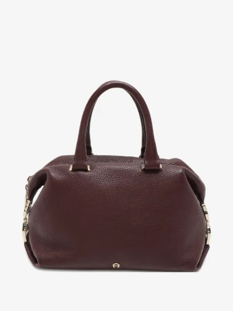 Aigner Vintage leather tote bag