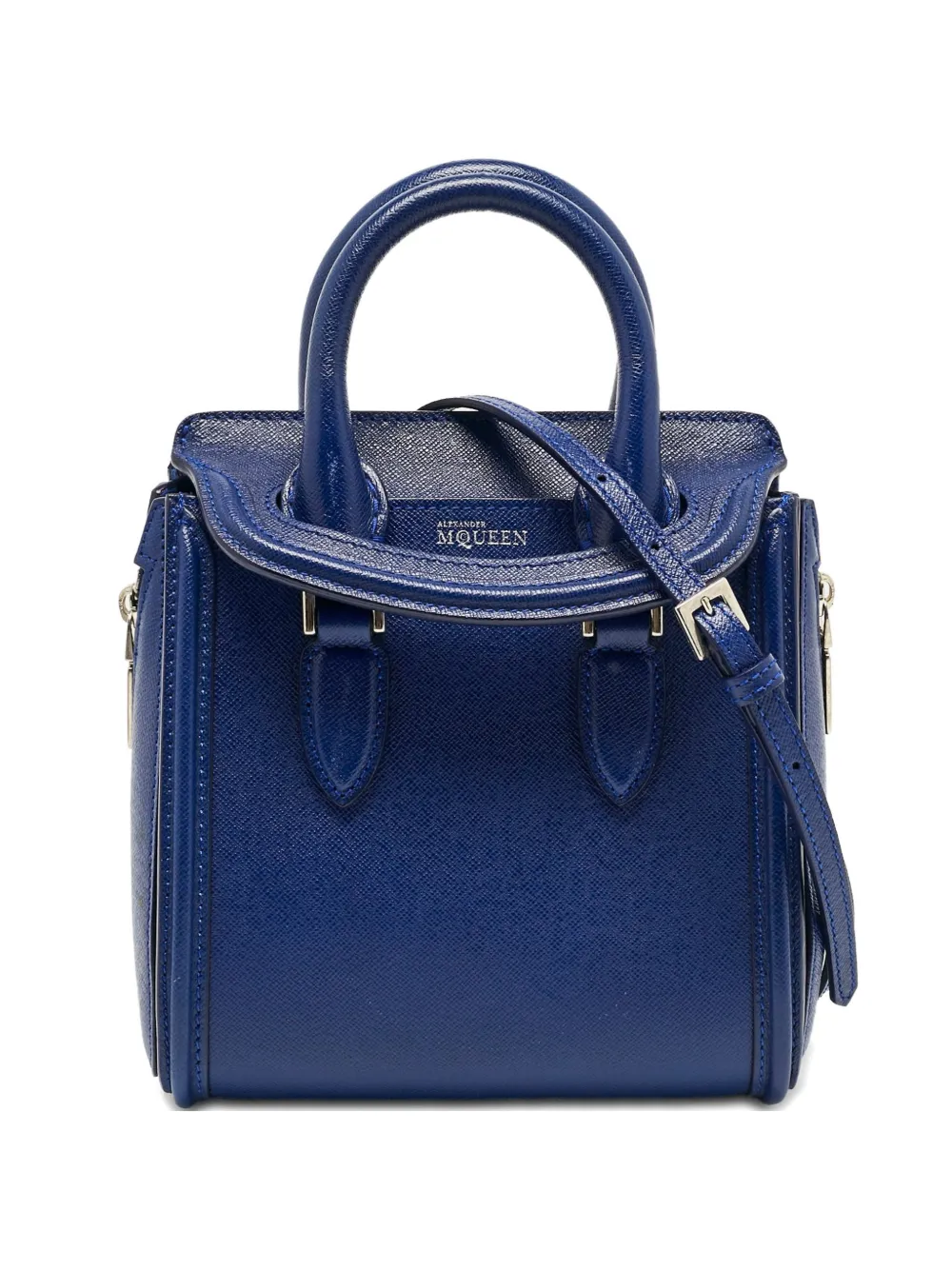 Alexander McQueen Pre-Owned Heroine leather tote bag - Blu