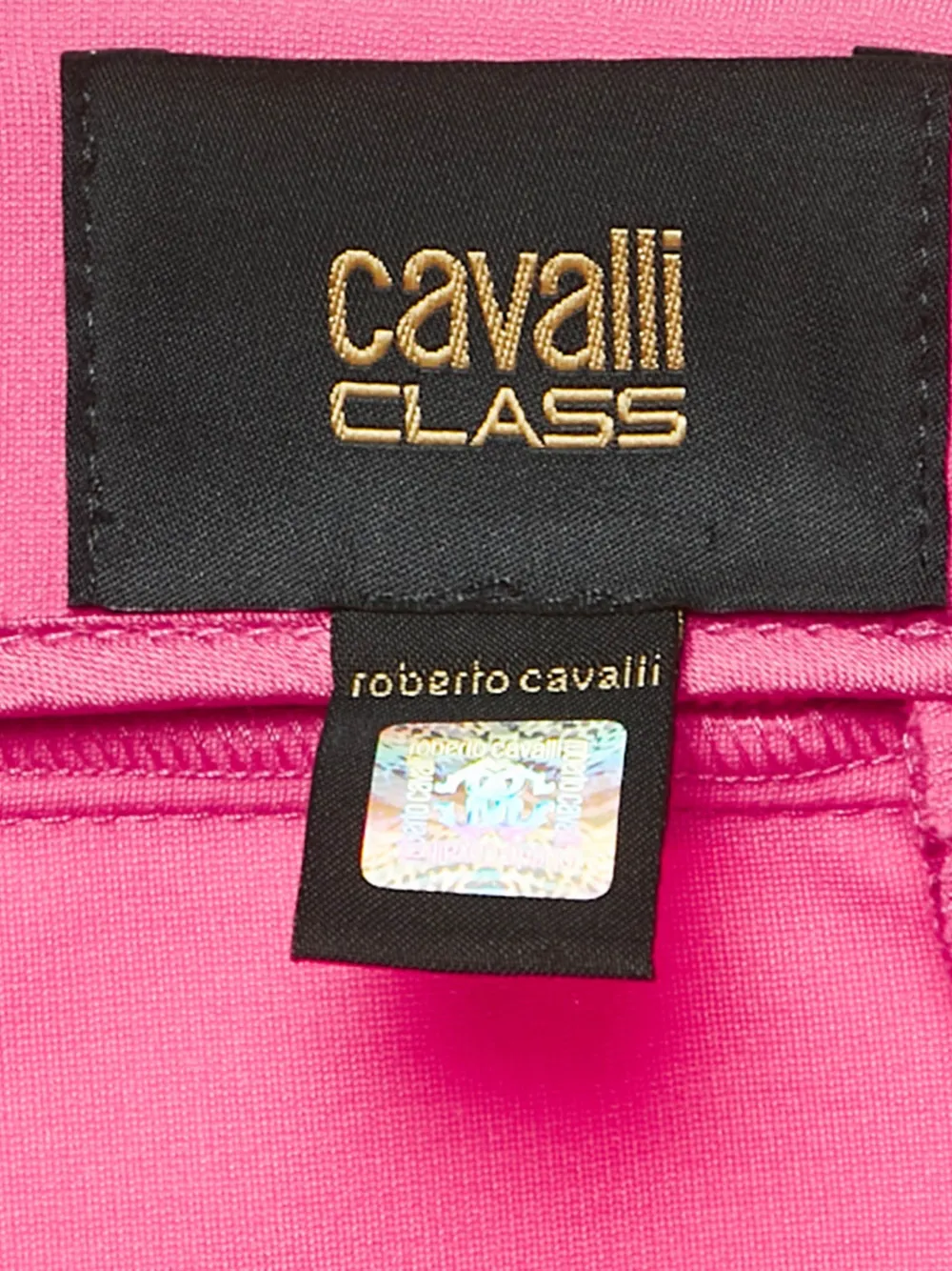 CAVALLI CLASS Pre-owned Panelled Mini Pencil Skirt In Pink