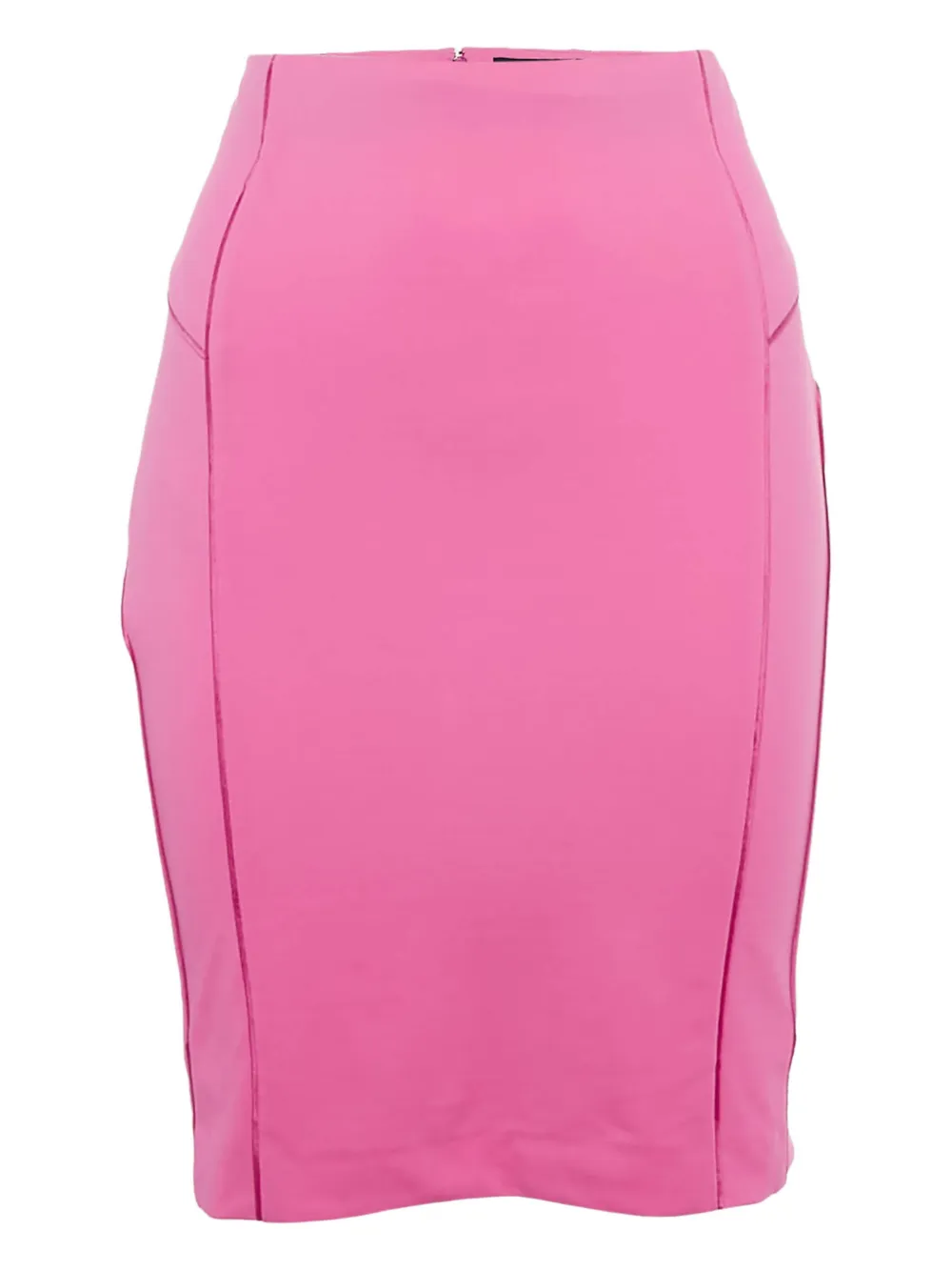 Pre-owned Cavalli Class Panelled Mini Pencil Skirt In Pink