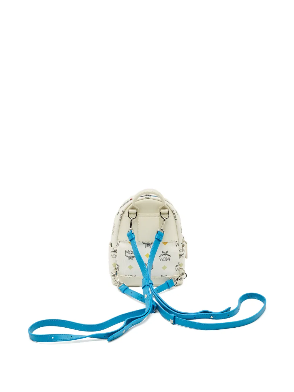 MCM Pre-Owned mini Stark coated canvas backpack | Neutrals | Image 1