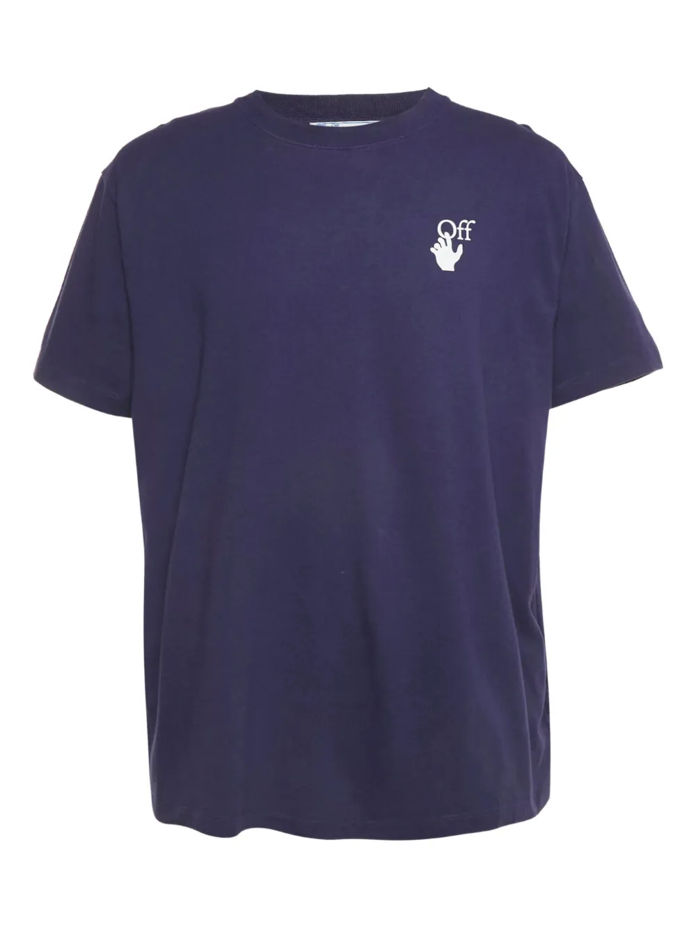 Off-White Pre-Owned T-Shirt mit grafischem Print | Violett | Image 1