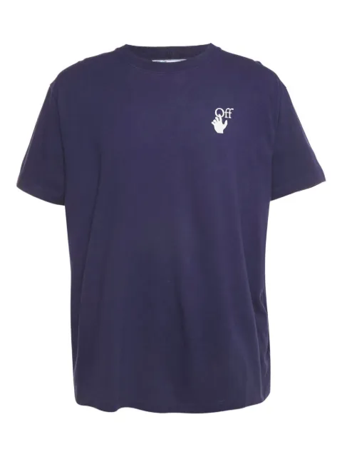 Off-White Pre-Owned playera con motivo gráfico