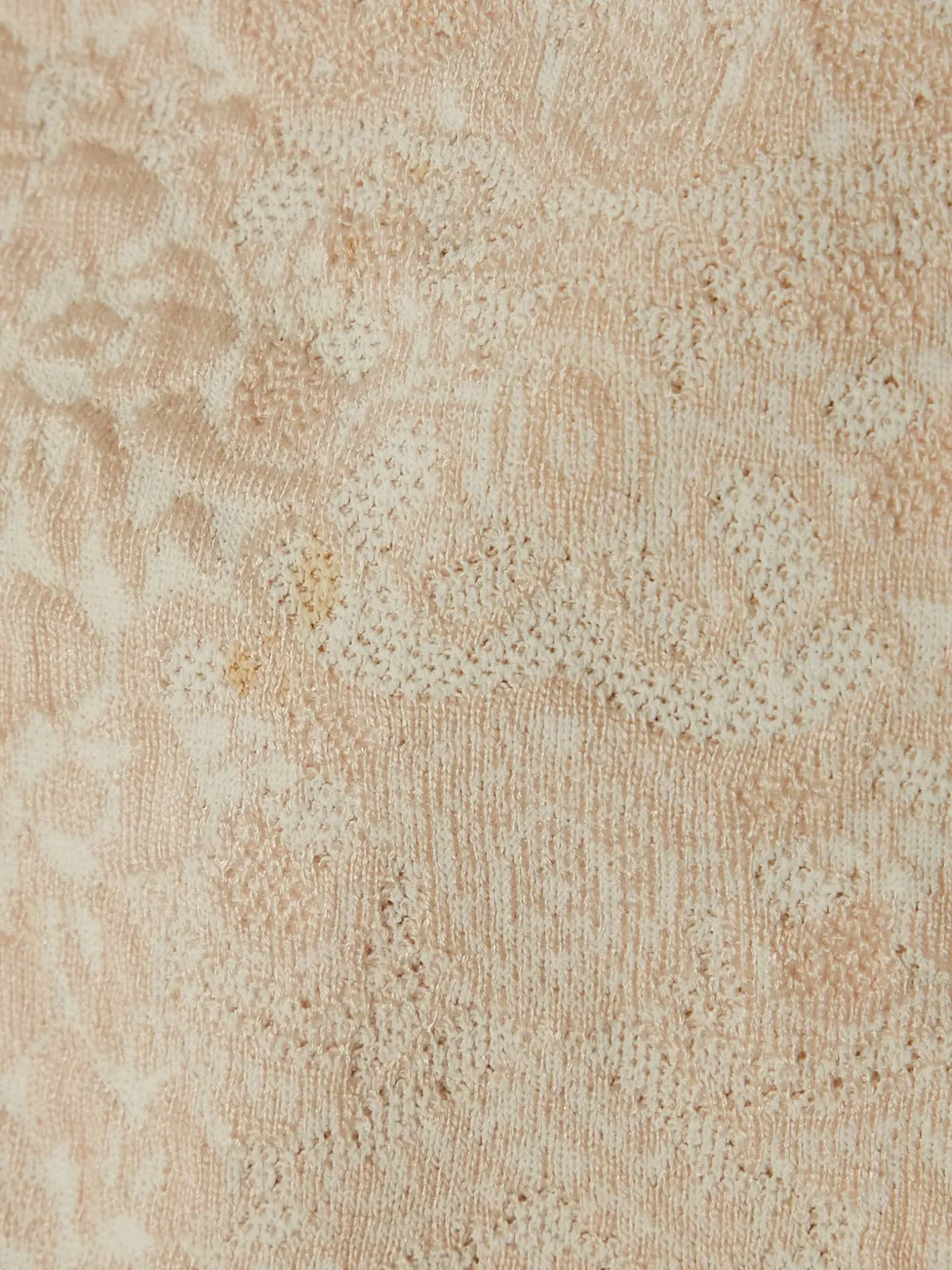 Alexander McQueen Pre-Owned jacquard-knit cap-sleeve dress - Beige