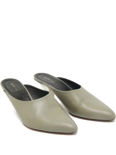 Celine Pre-Owned pointed-toe leather mules