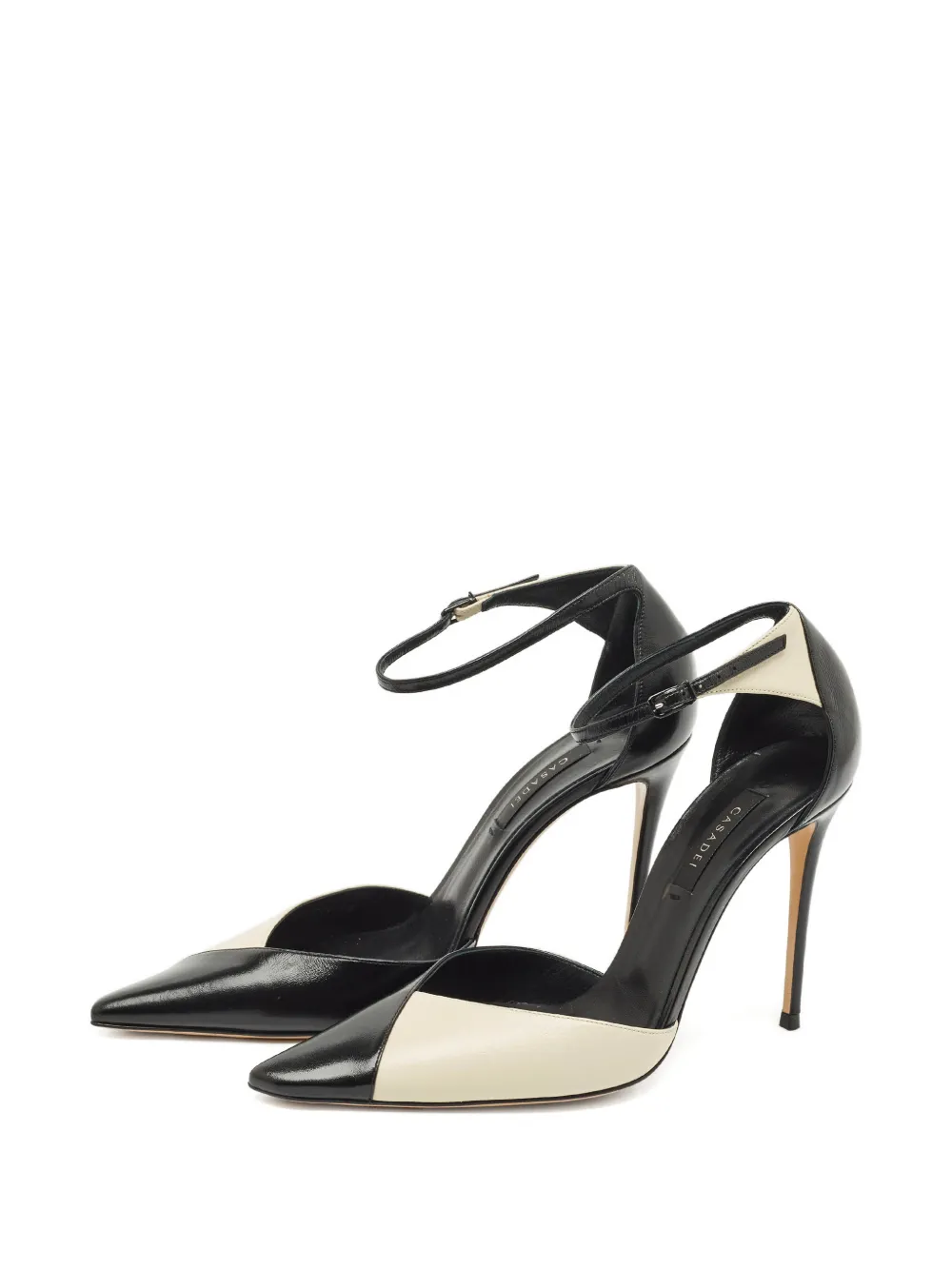 Casadei point-toe heeled pumps - Zwart