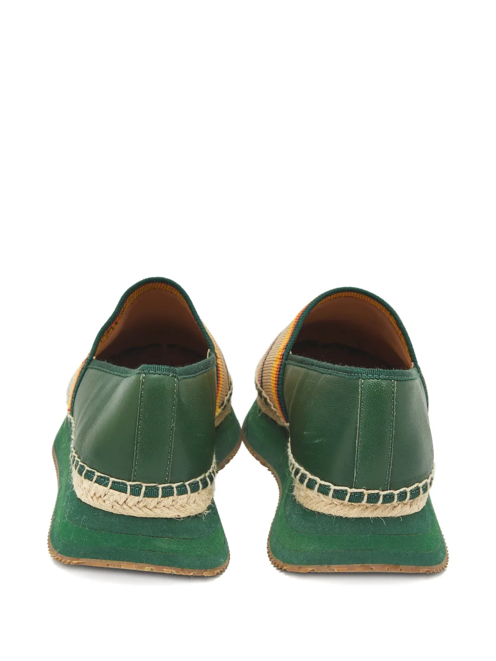 Tory Burch knit leather espadrille - Beige