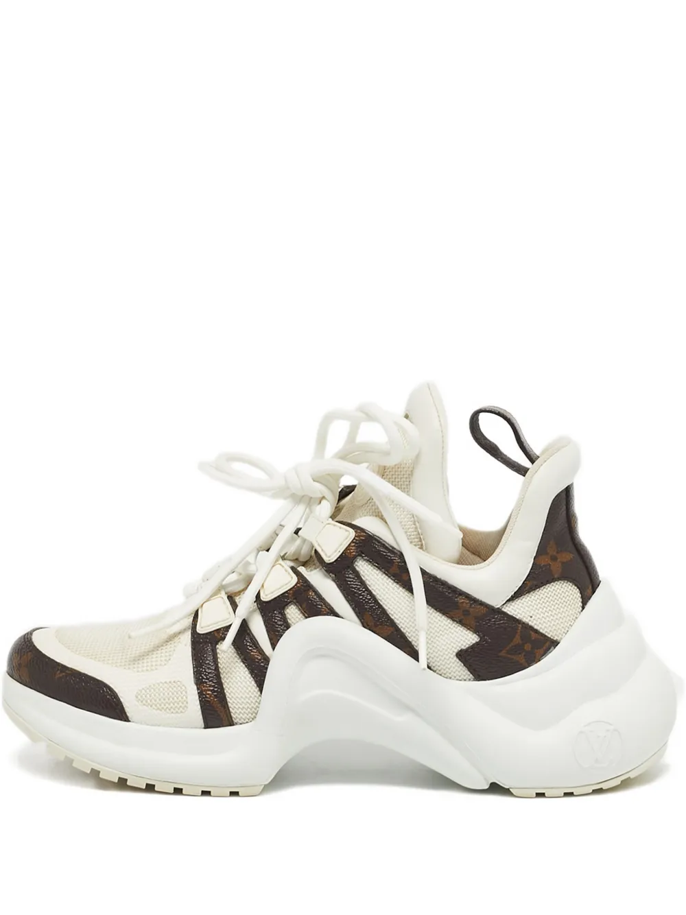 Louis Vuitton Pre-Owned Archlight monogram-panels sneakers | neutro | Image 1