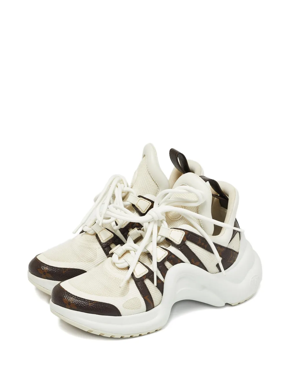 Louis Vuitton Pre-Owned Archlight monogram-panels sneakers | Image 2