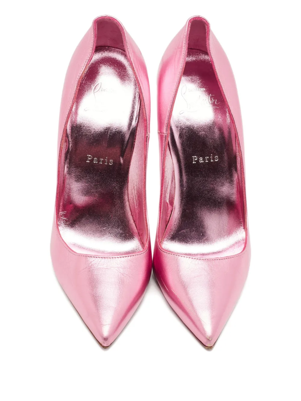 Christian Louboutin Pre-Owned So Kate leather pumps - Roze