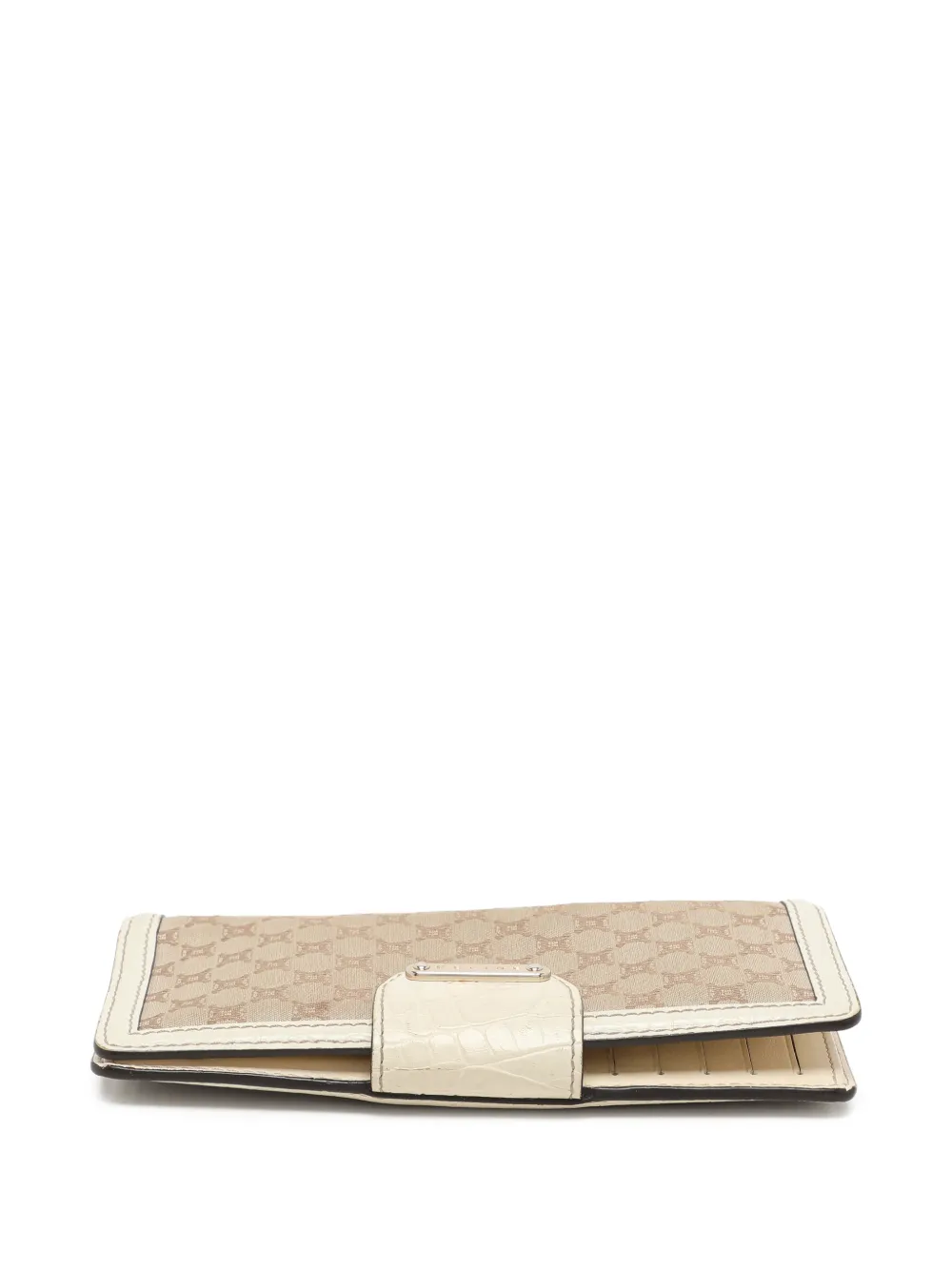 Celine Pre-owned 2008 Macadam-pattern Wallet in Neutrals, view 2