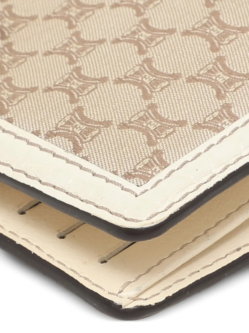 Celine Pre-owned 2008 Macadam-pattern Wallet in Neutrals, view 4