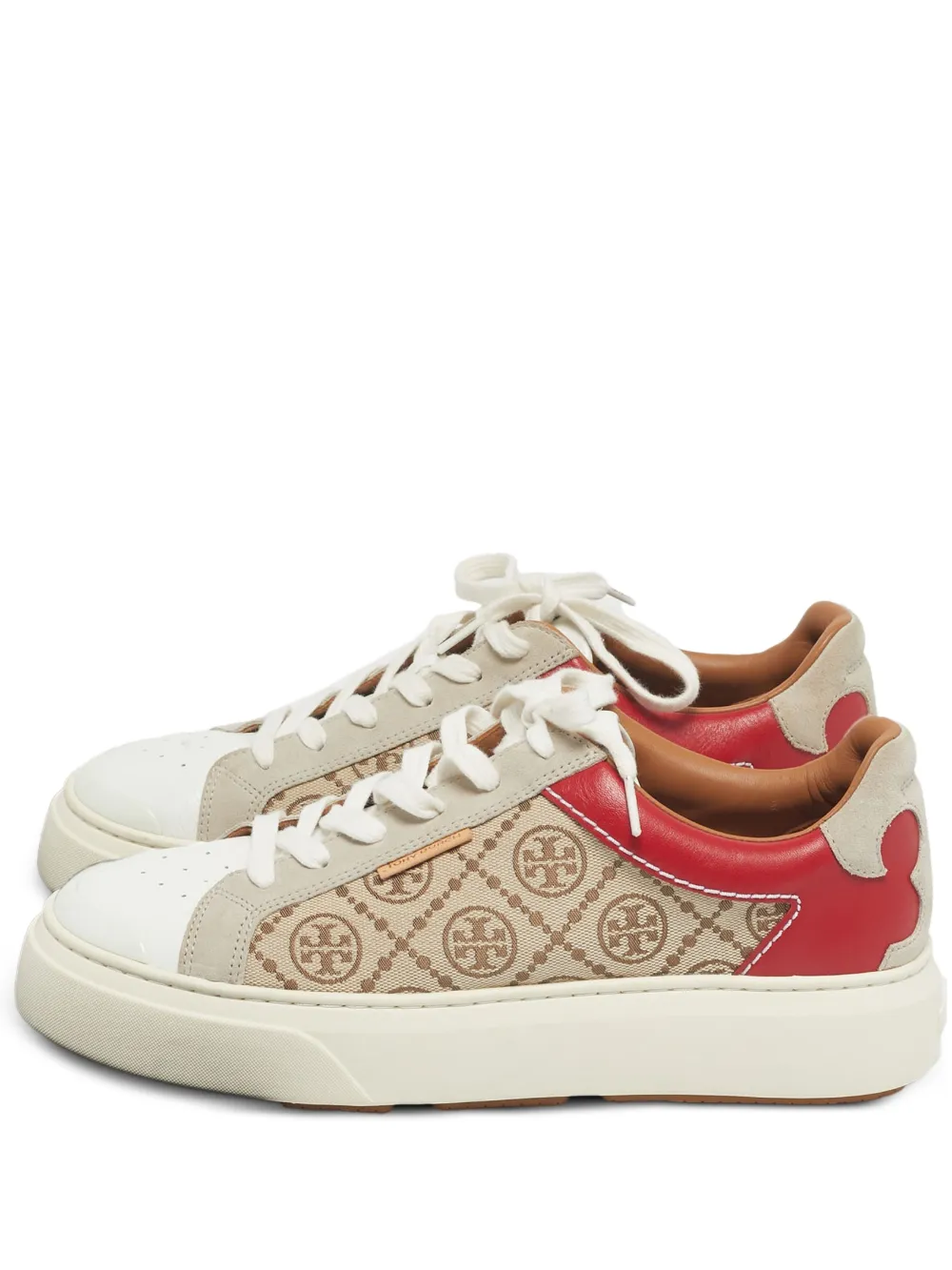 Tory Burch Ladybug logo sneakers - Toni neutri
