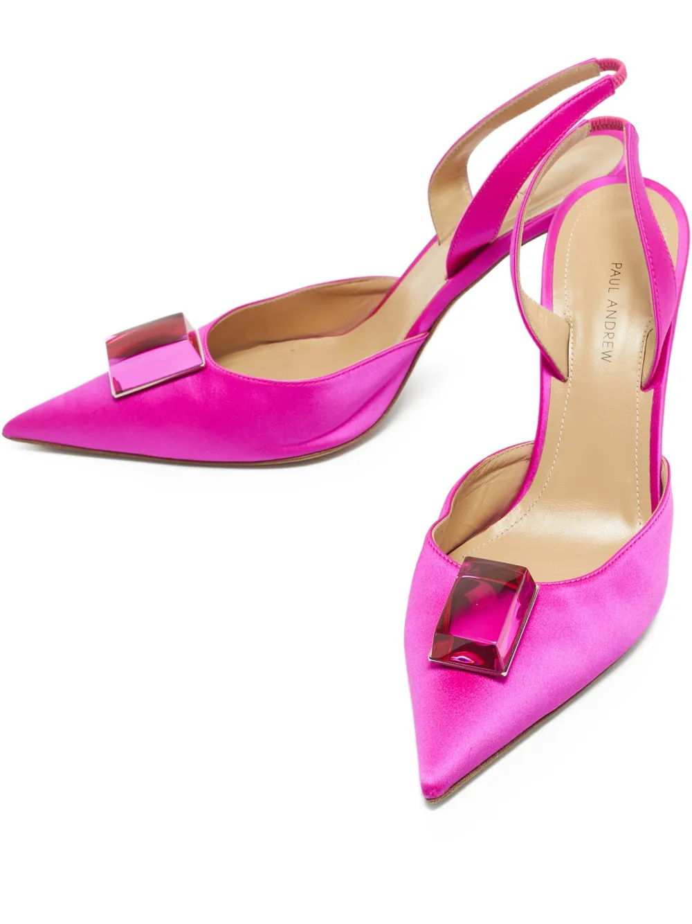 Paul Andrew Rhea crystal-embellished pumps | Pink | Image 1