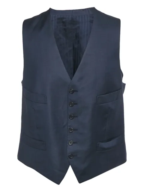 Tom Ford Pre-Owned button wool waistcoat