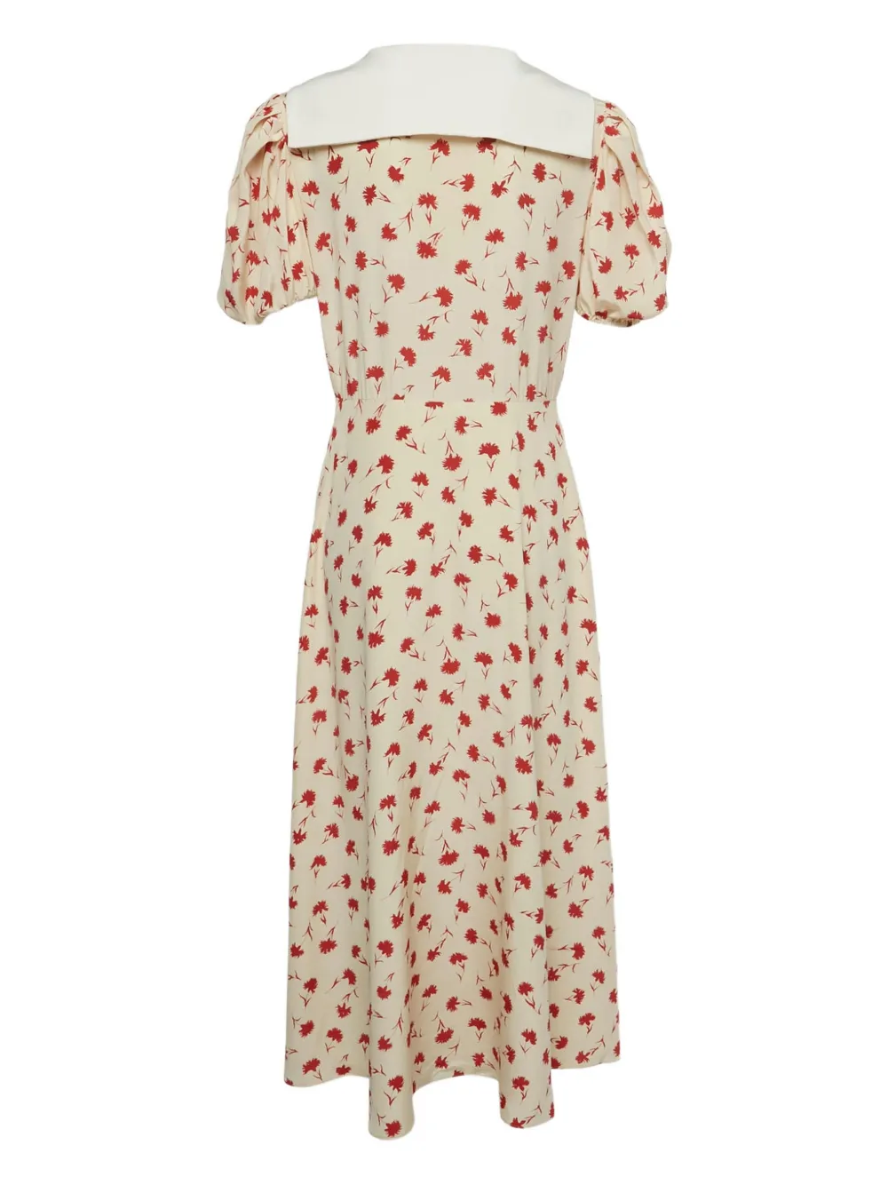 Miu Miu Pre-Owned silk floral-print maxi dress - Beige