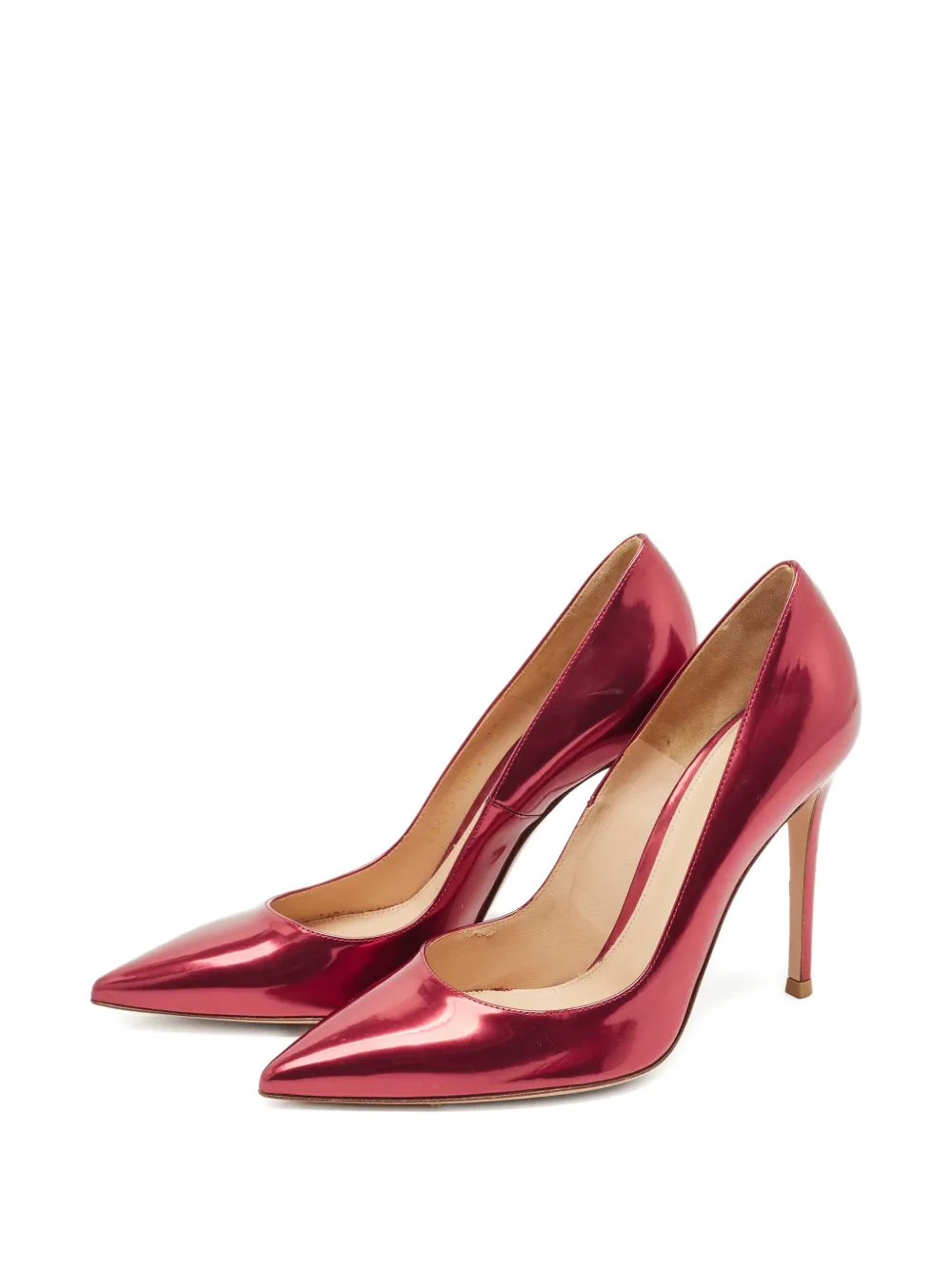 Gianvito Rossi pointed-toe pumps - Rood