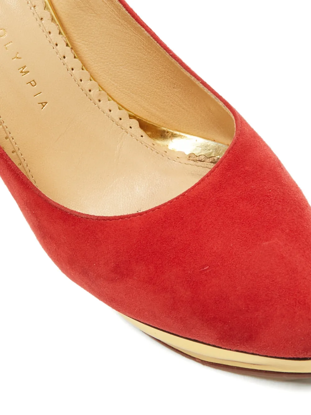 Charlotte Olympia Dolly platform pumps - Rood