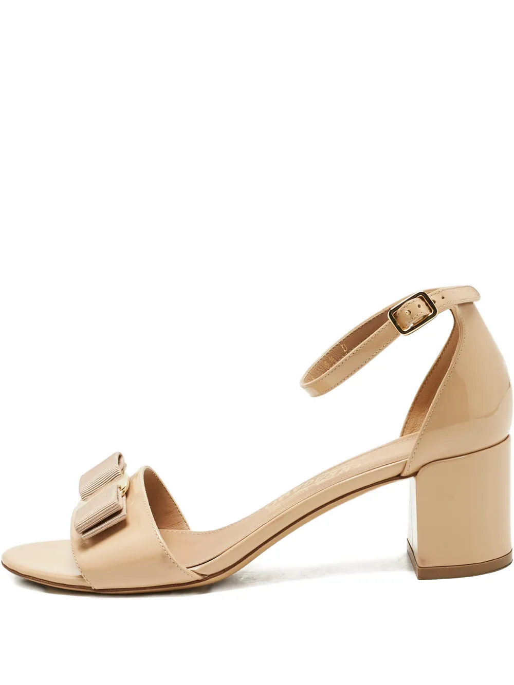 Ferragamo Pre-Owned Gavina ankle-strap sandals - Nude