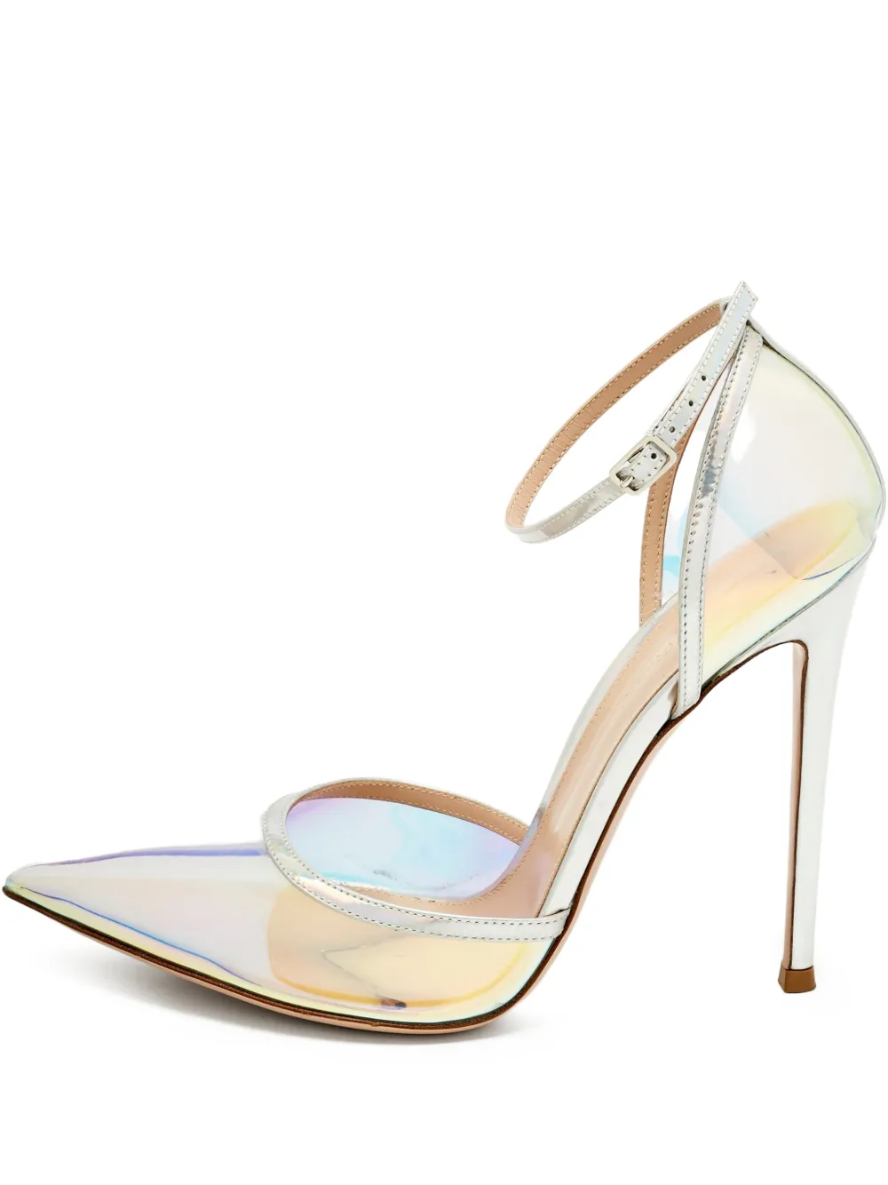 Gianvito Rossi ankle-strap heeled pumps - Silber