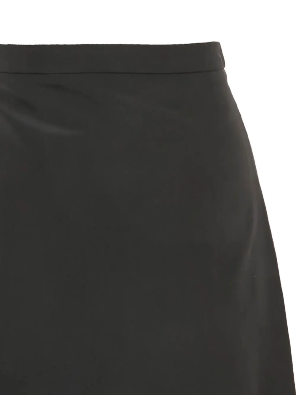 Saint Laurent Pre-Owned silk mini skirt - Zwart