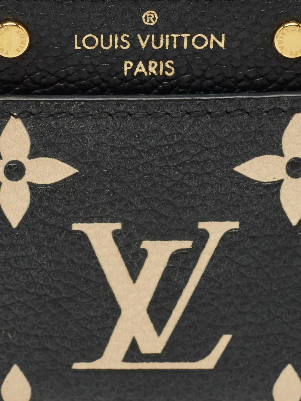 Pre-owned Louis Vuitton Monogram Card Holder In Black