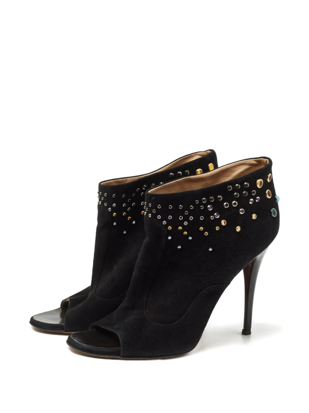 Giuseppe Zanotti embellished heeled pumps - Zwart