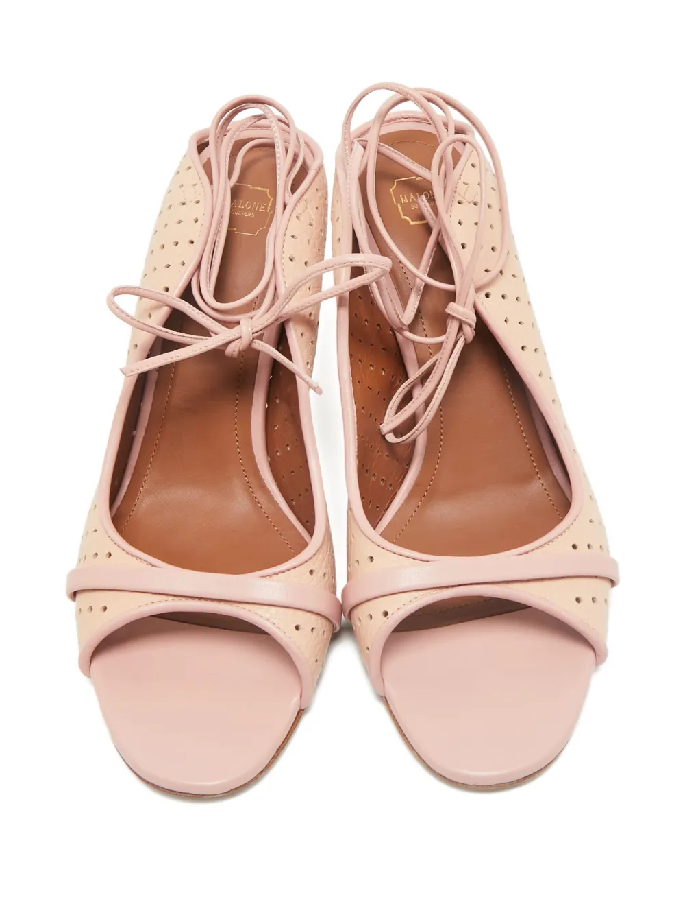 Malone Souliers Alba cut-out sandals - Roze