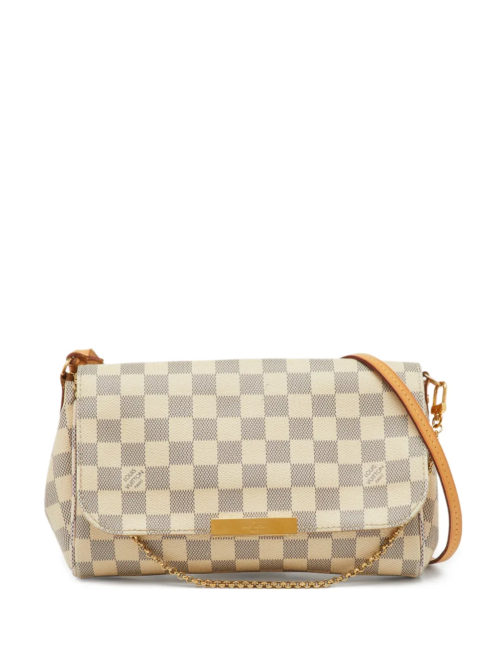 Louis Vuitton Pre-Owned 2014 MM Favorite damier-èbene shoulder bag - Toni neutri