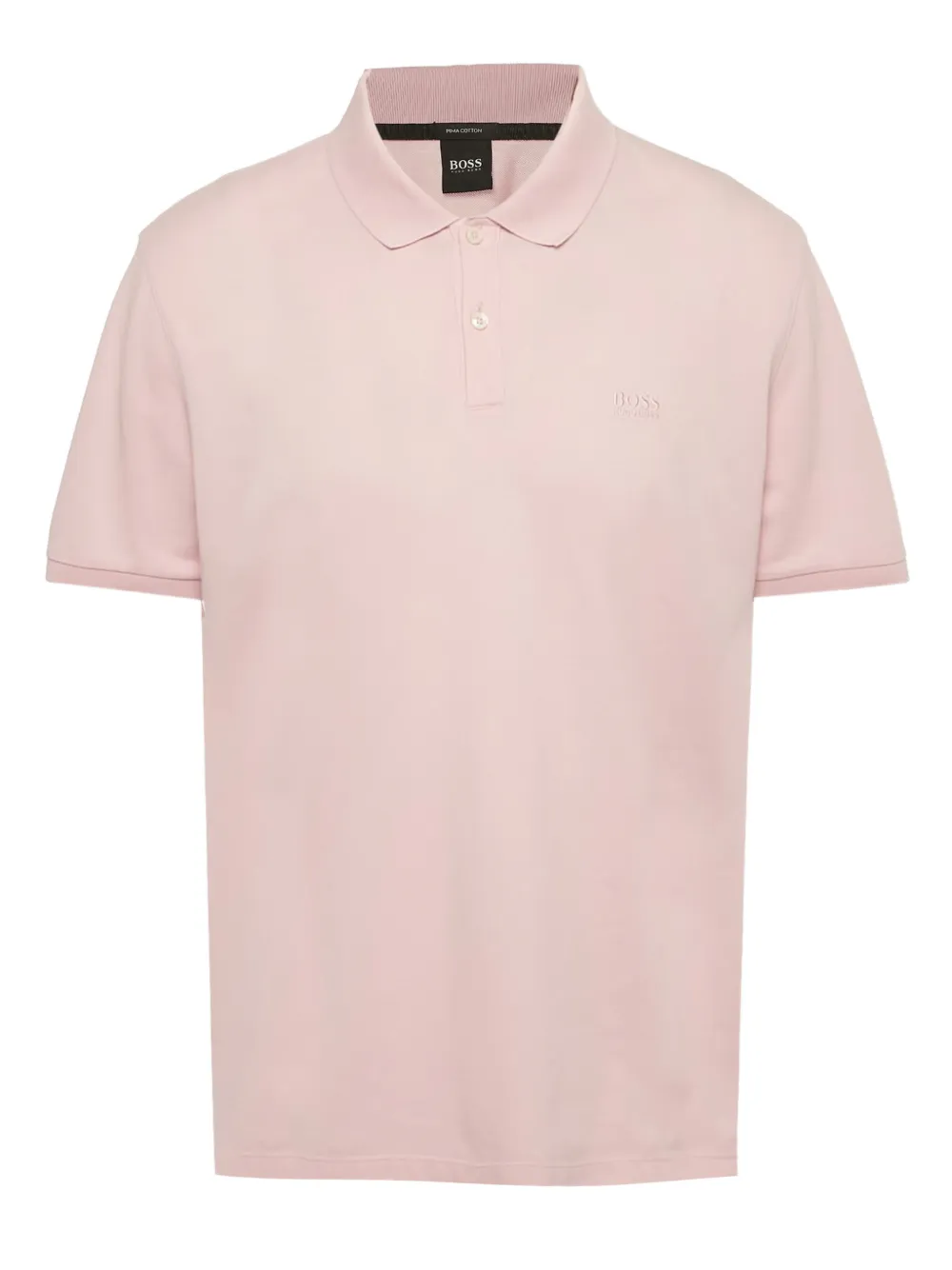 BOSS Pallas logo embroidery polo shirt - Rosa