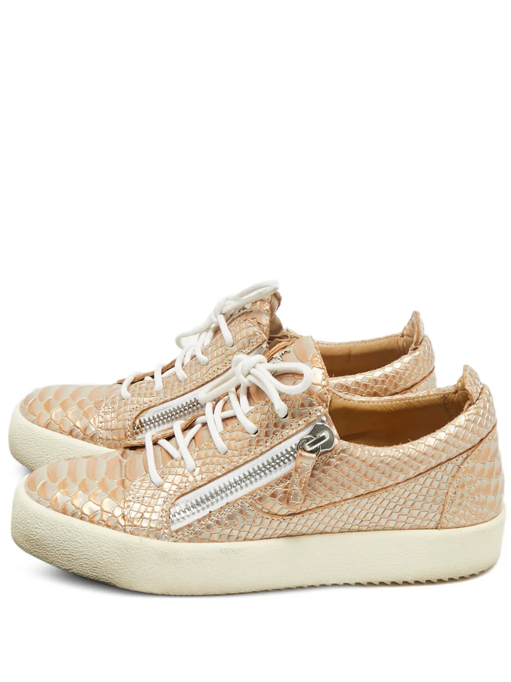 Giuseppe Zanotti Frankie leather sneakers - Oro