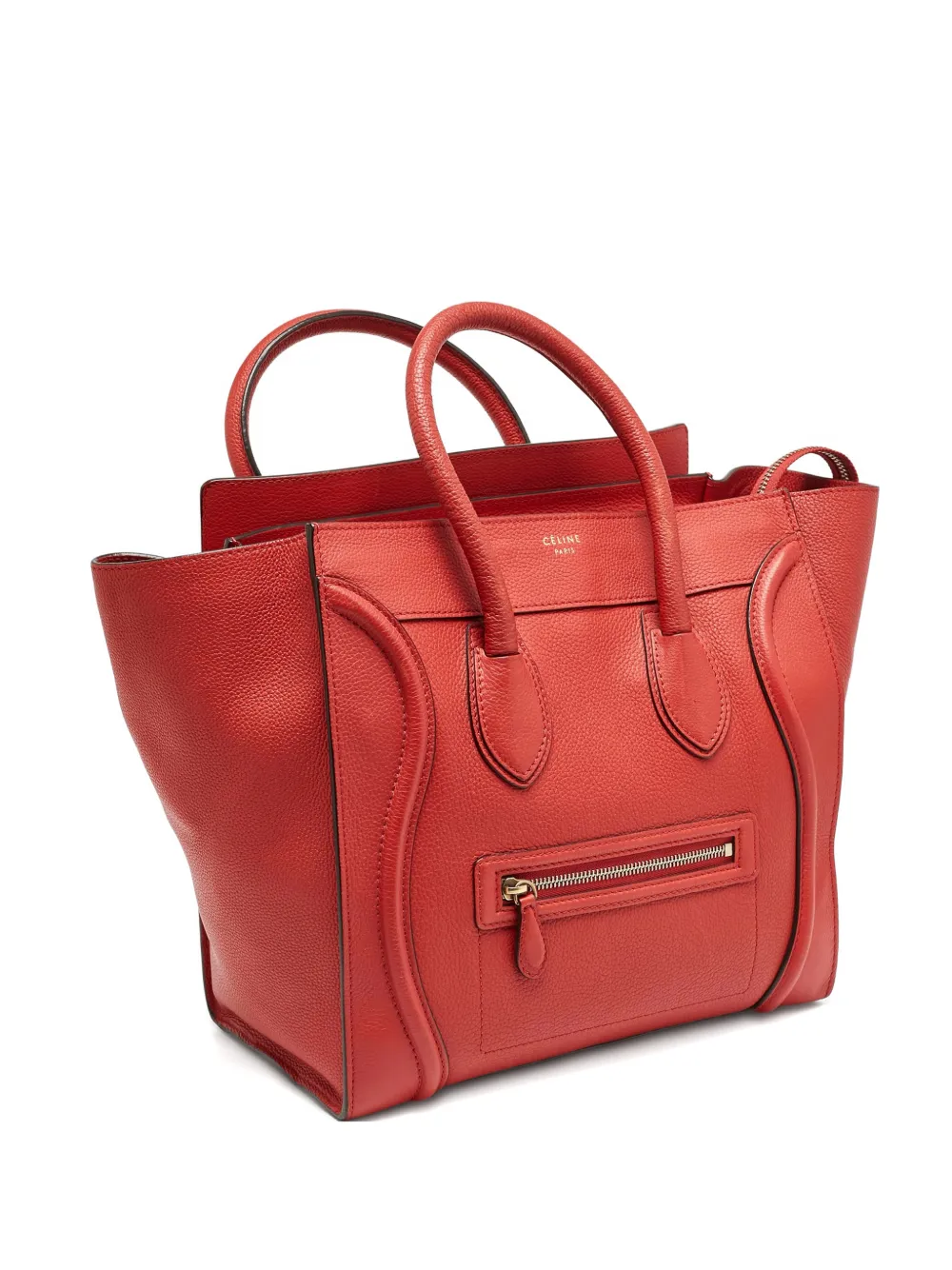 Celine Pre-Owned 2013 leather tote bag - Rosso