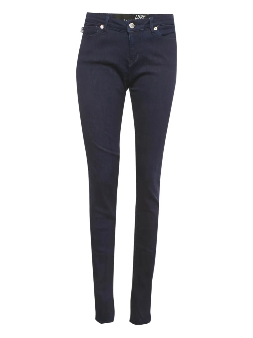 Love Moschino Jeans con design a cinque tasche - Blu