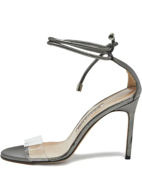 Manolo Blahnik Estro ankle-strap leather sandals