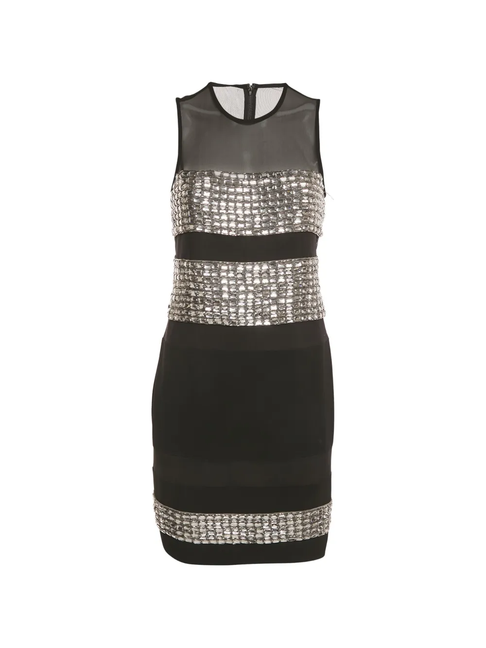 DVF Diane von Furstenberg embellished mini dress - Schwarz