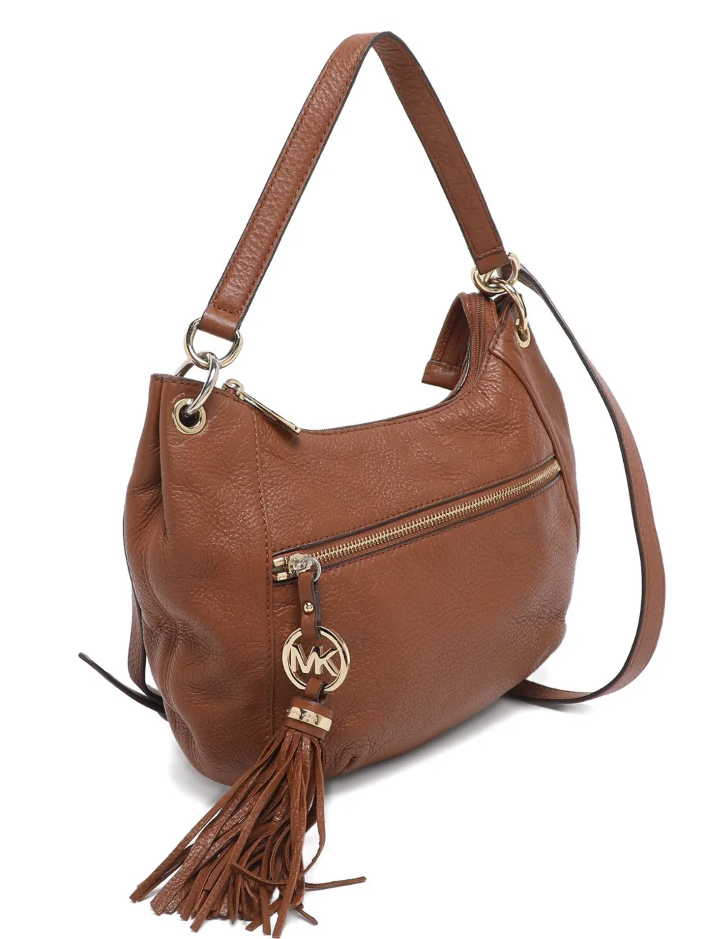 Michael Michael Kors Borsa a tracolla con nappa - Marrone