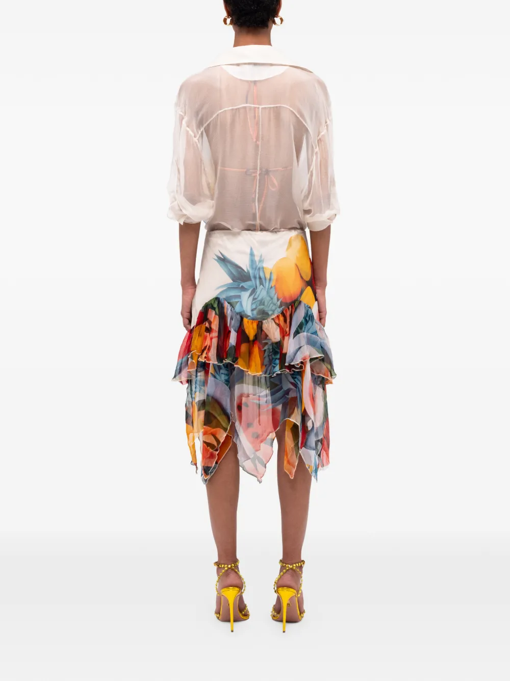 Printed Chiffon Shirt