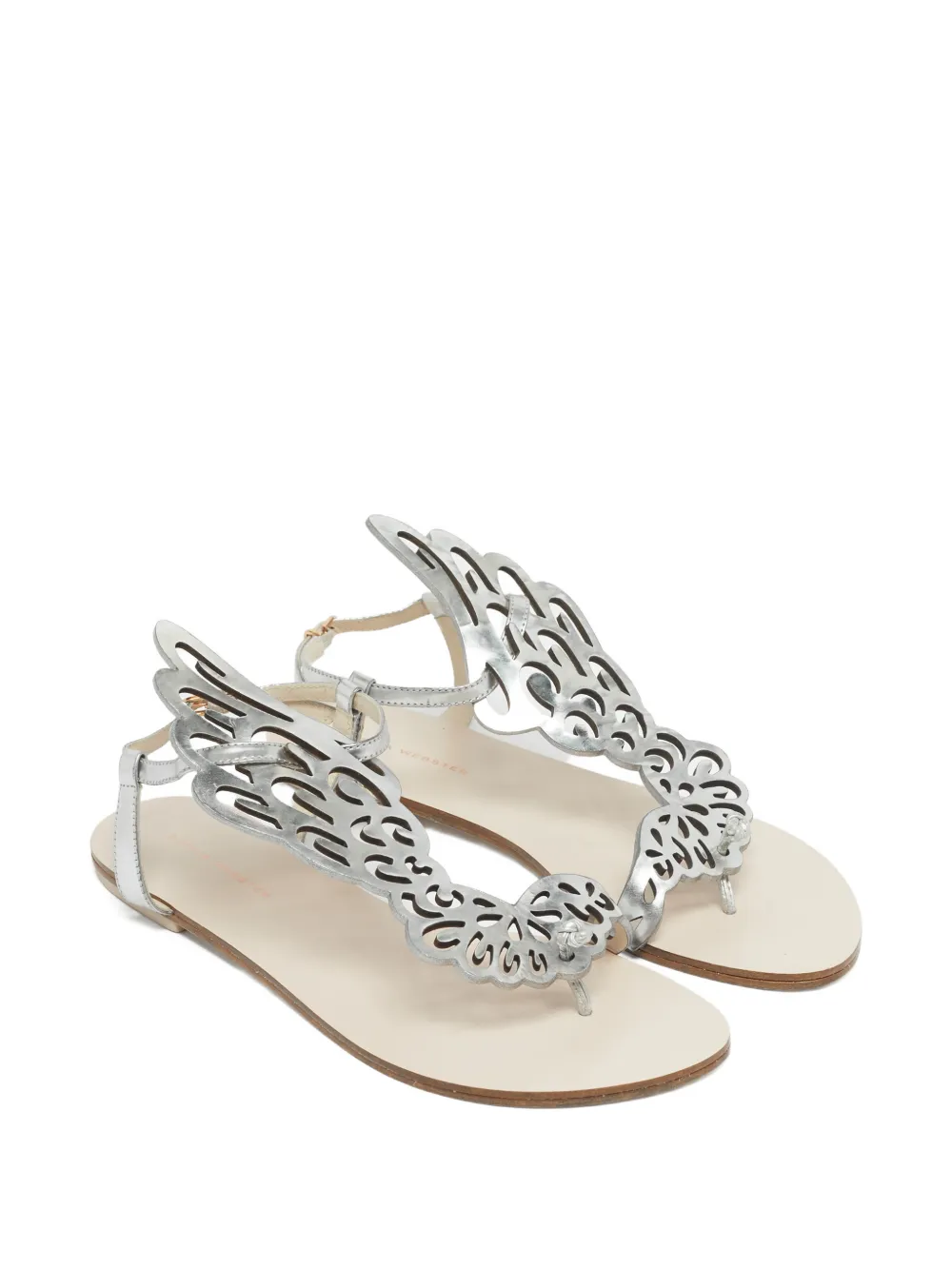 Sophia Webster Madame Butterfly sandals - Zilver