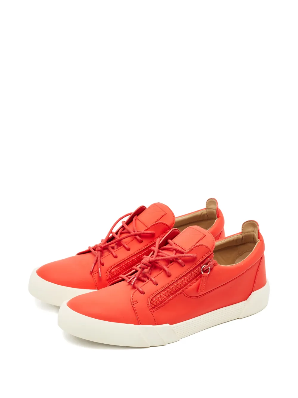 Pre-owned Giuseppe Zanotti The Shark 5.0 Low-tops Sneakers In Red