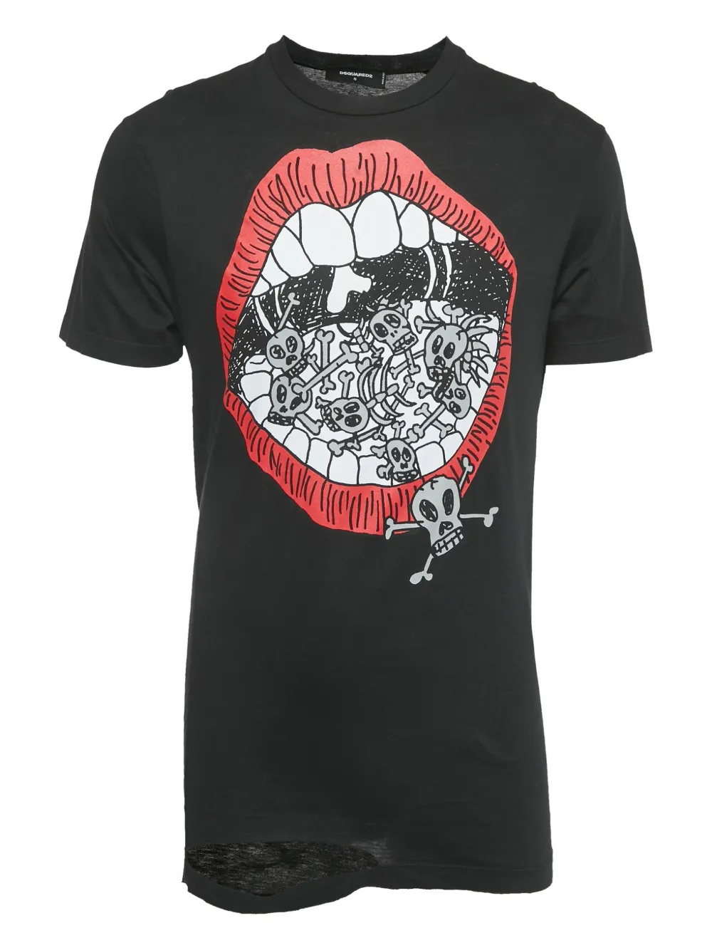 DSQUARED2 graphic-print T-shirt | Black | Image 1